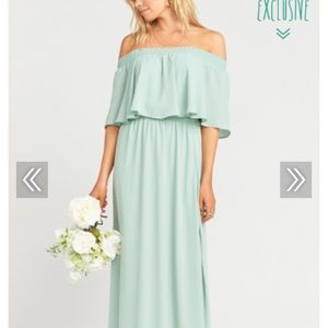 Show me your Mumu HACIENDA MAXI DUSTY MINT CRISP